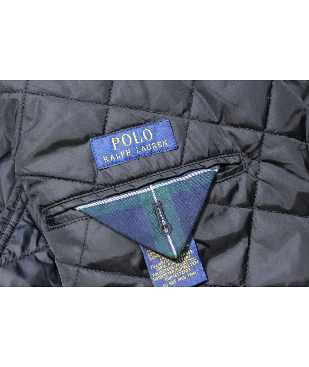 POLO RALPH LAUREN Темно-синяя полиэстеровая куртка, фото 3