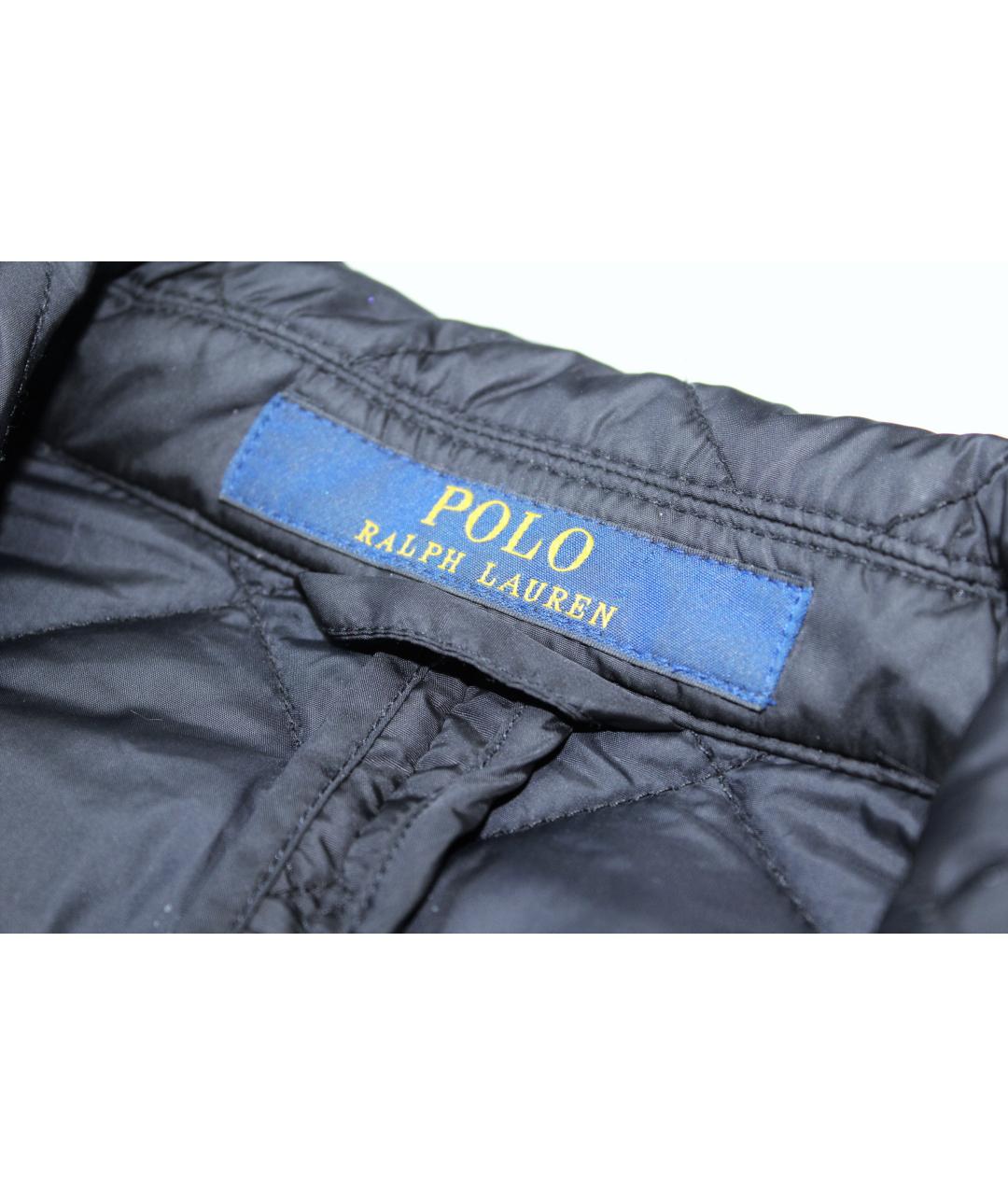 POLO RALPH LAUREN Темно-синяя полиэстеровая куртка, фото 4