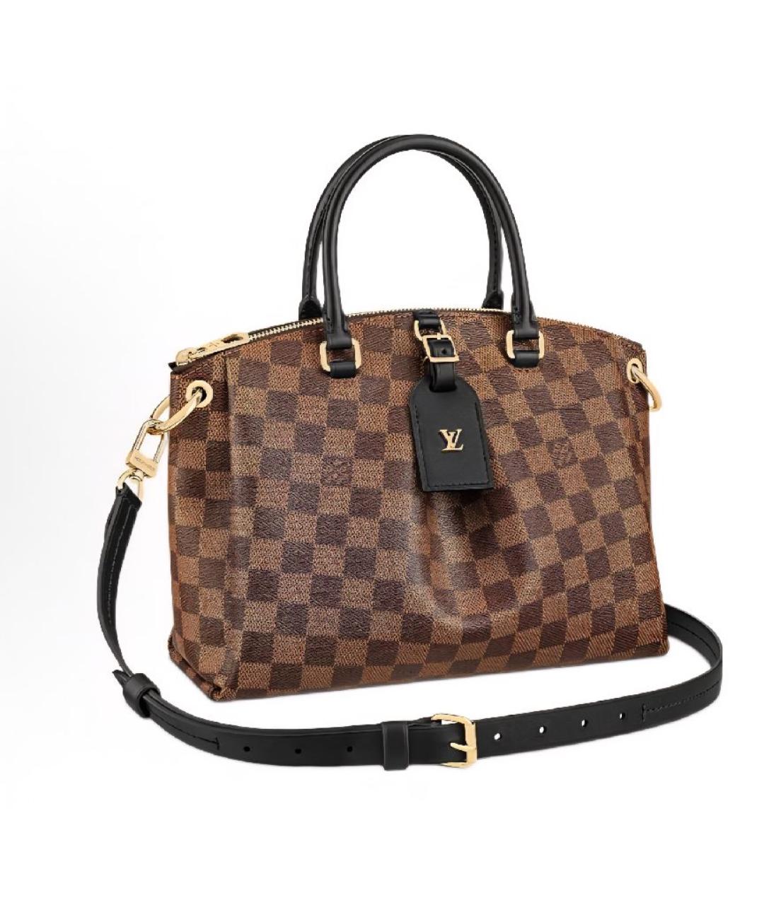 LOUIS VUITTON Коричневая сумка тоут, фото 6