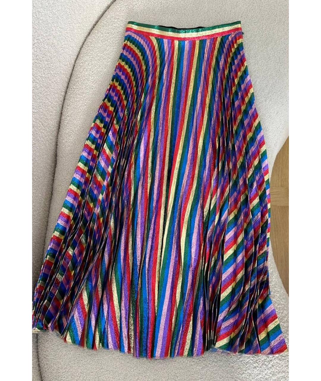 GUCCI Мульти юбка миди, фото 2