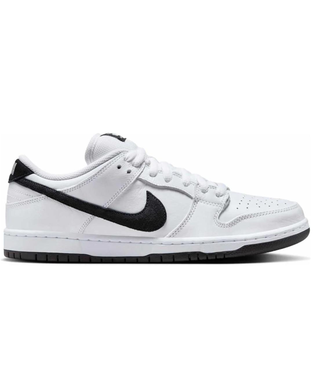 NIKE Белые кожаные низкие кроссовки / кеды, фото 9