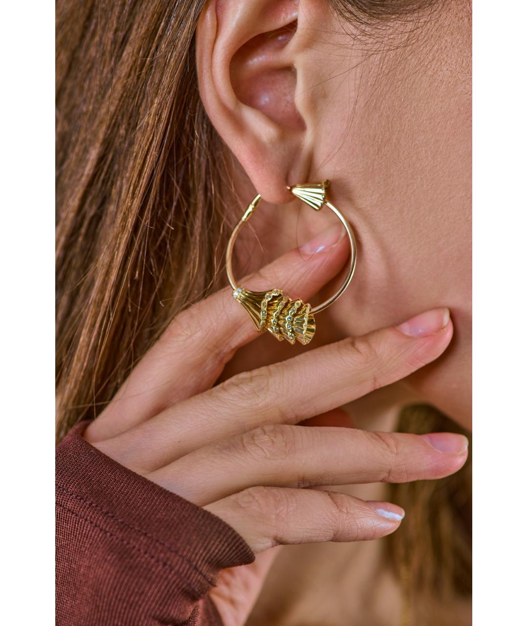 BOUCHERON Золотые серьги из желтого золота, фото 3
