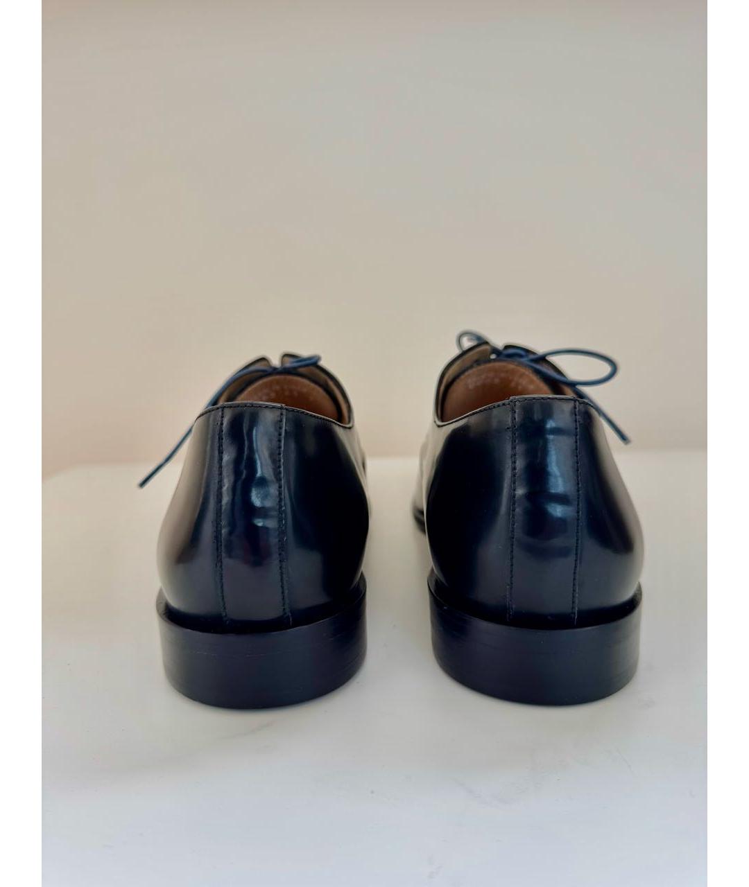 PAUL SMITH Черные кожаные туфли, фото 4