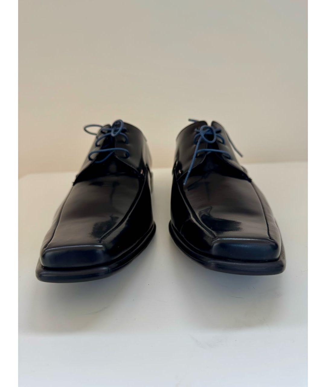 PAUL SMITH Черные кожаные туфли, фото 2