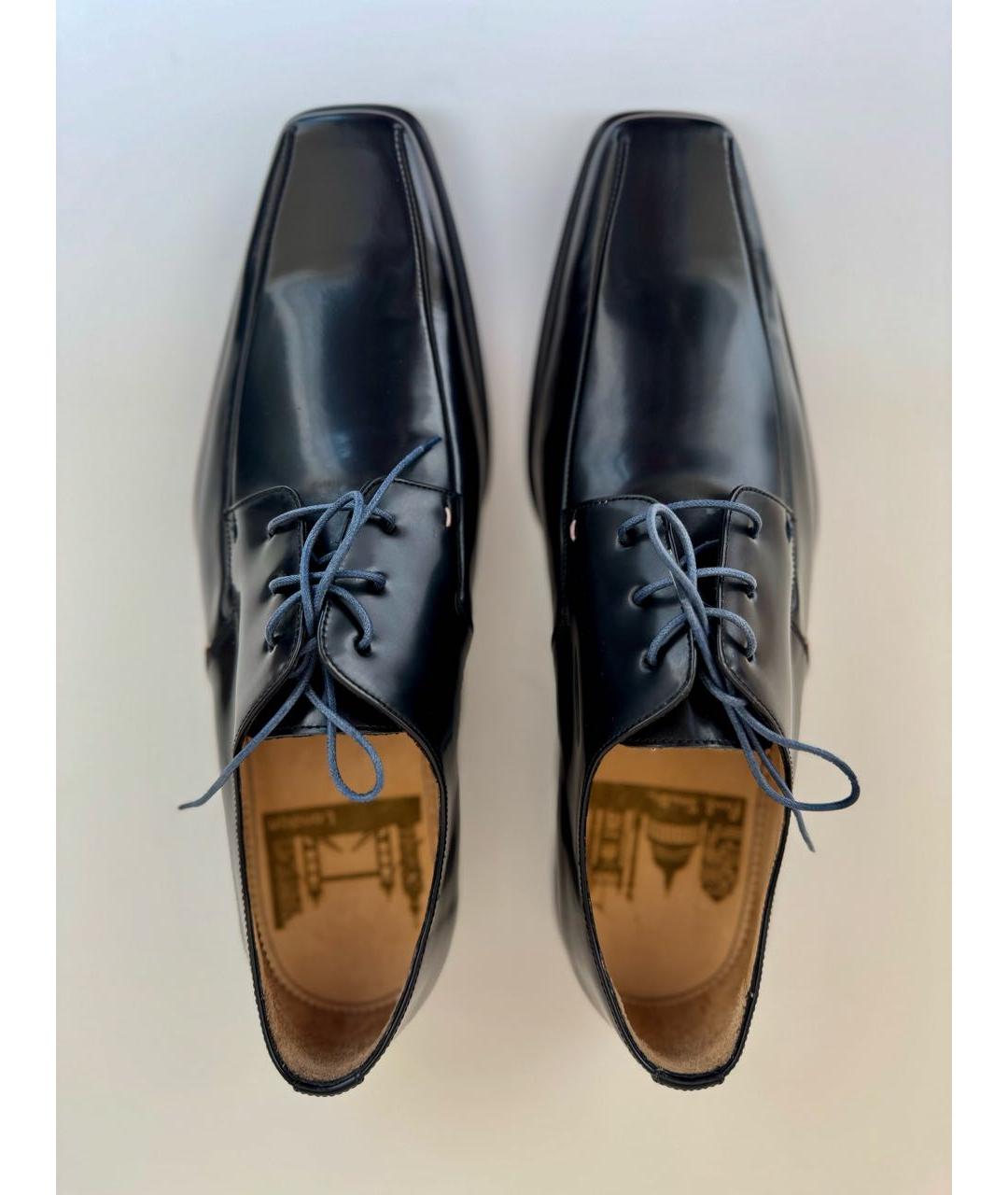 PAUL SMITH Черные кожаные туфли, фото 3