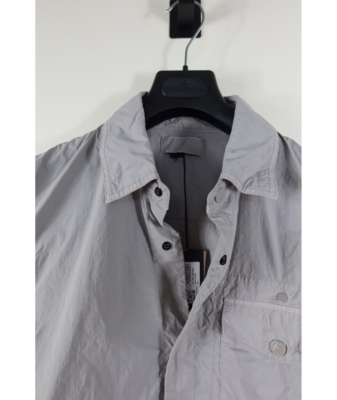 STONE ISLAND Серая полиамидовая куртка, фото 5