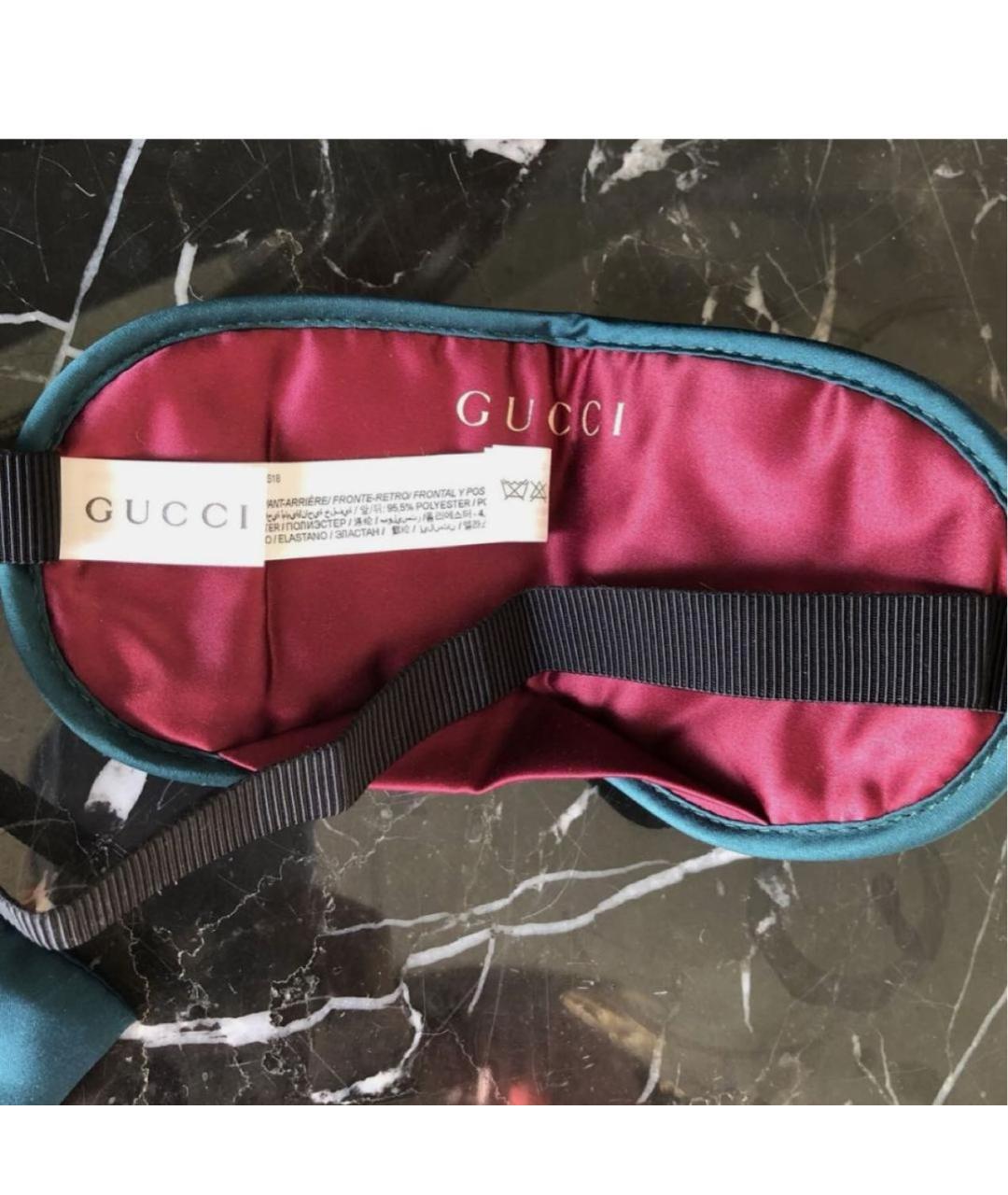 GUCCI Бордовая повязка на голову, фото 4