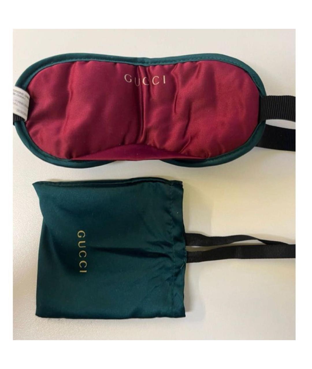 GUCCI Бордовая повязка на голову, фото 3