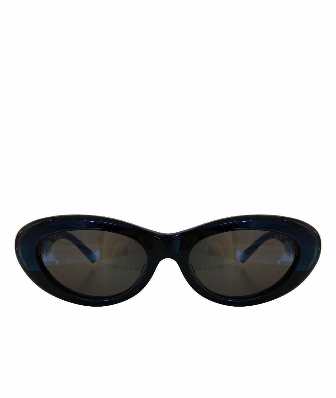 LOUIS VUITTON Черные пластиковые солнцезащитные очки, фото 1