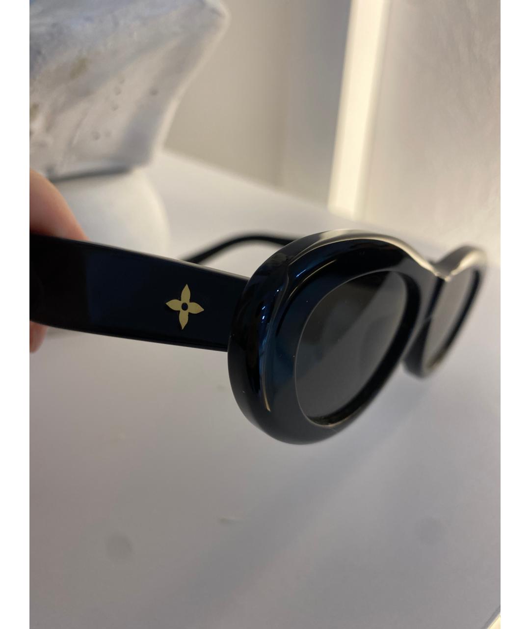 LOUIS VUITTON Черные пластиковые солнцезащитные очки, фото 3