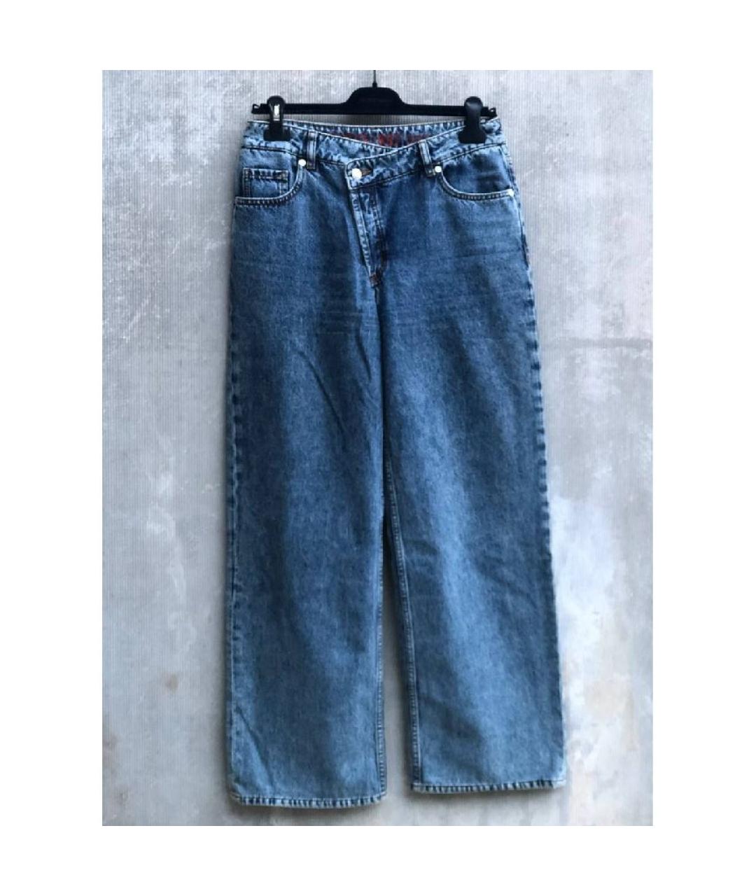 HUGO BOSS Синие хлопковые прямые джинсы, фото 8
