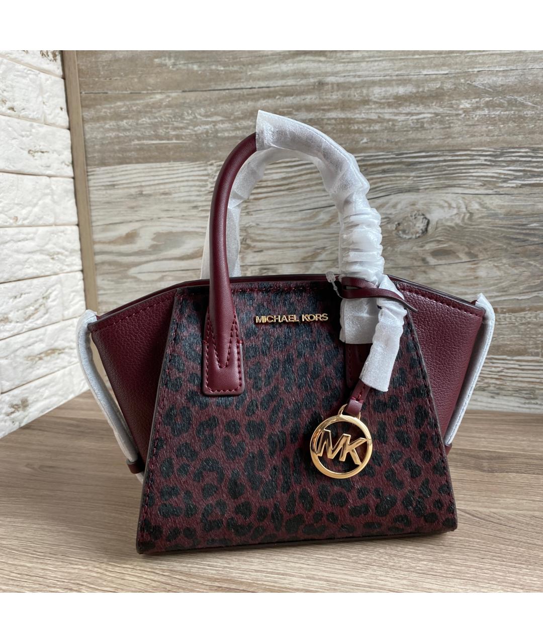 MICHAEL KORS Бордовая сумка с короткими ручками, фото 9