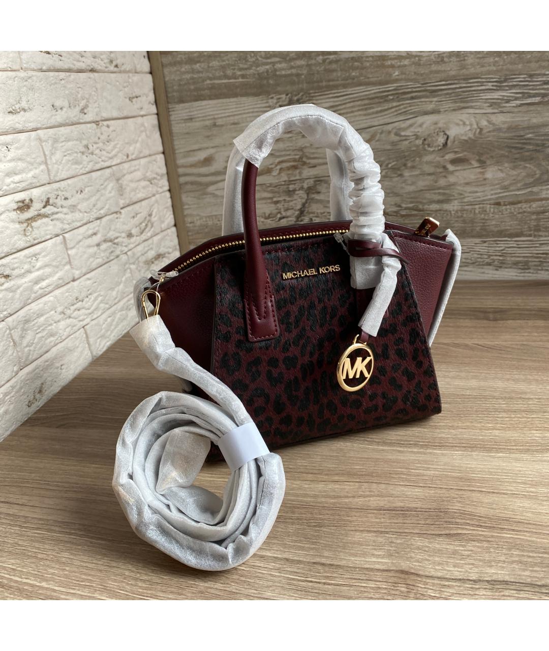 MICHAEL KORS Бордовая сумка с короткими ручками, фото 8