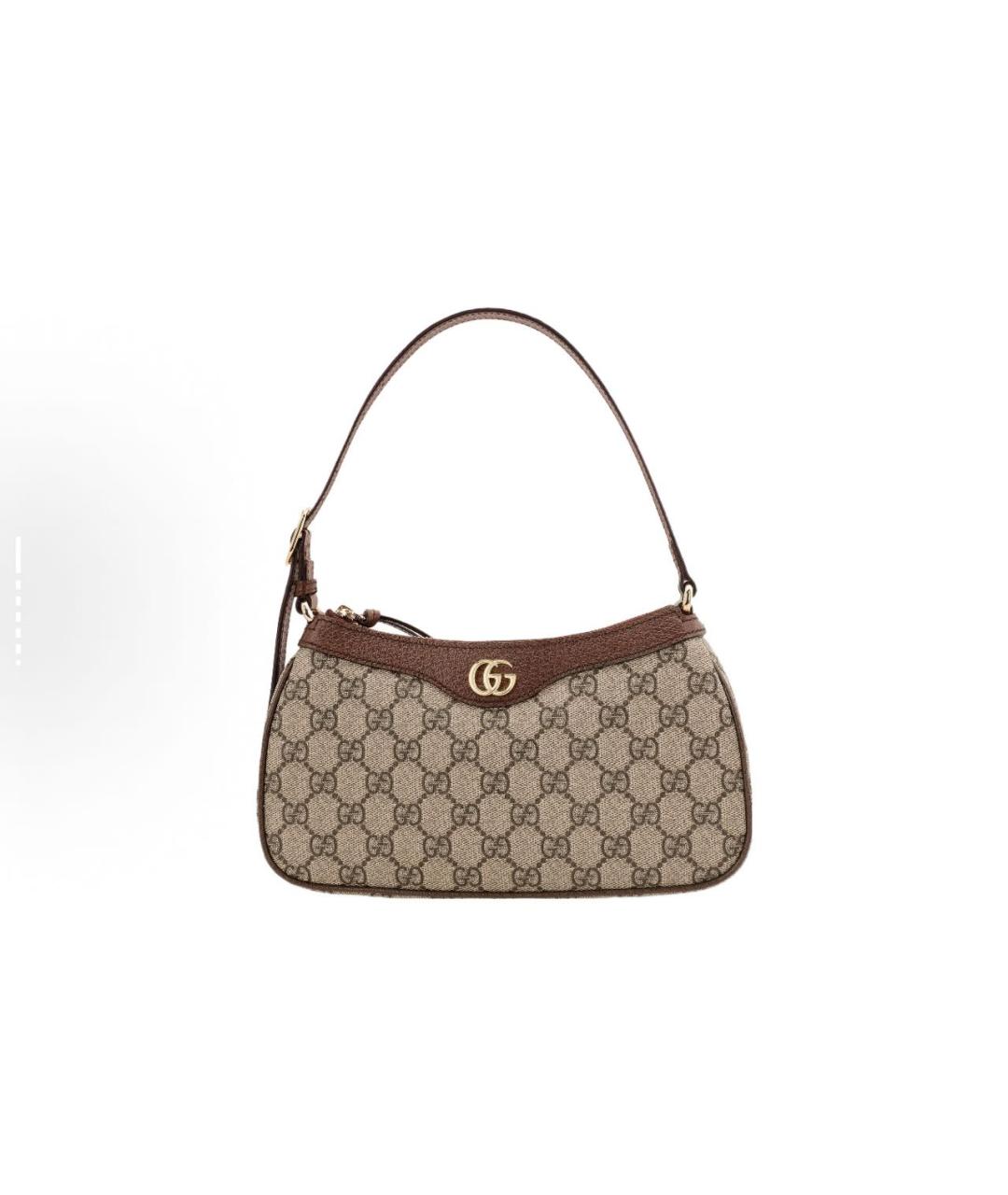 GUCCI Коричневая сумка с короткими ручками, фото 8
