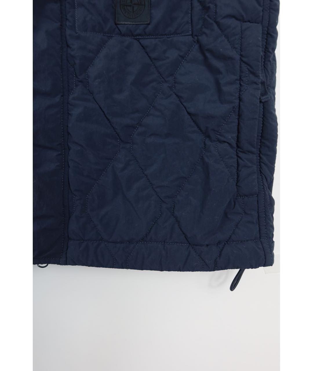 STONE ISLAND Темно-синий жилет, фото 4