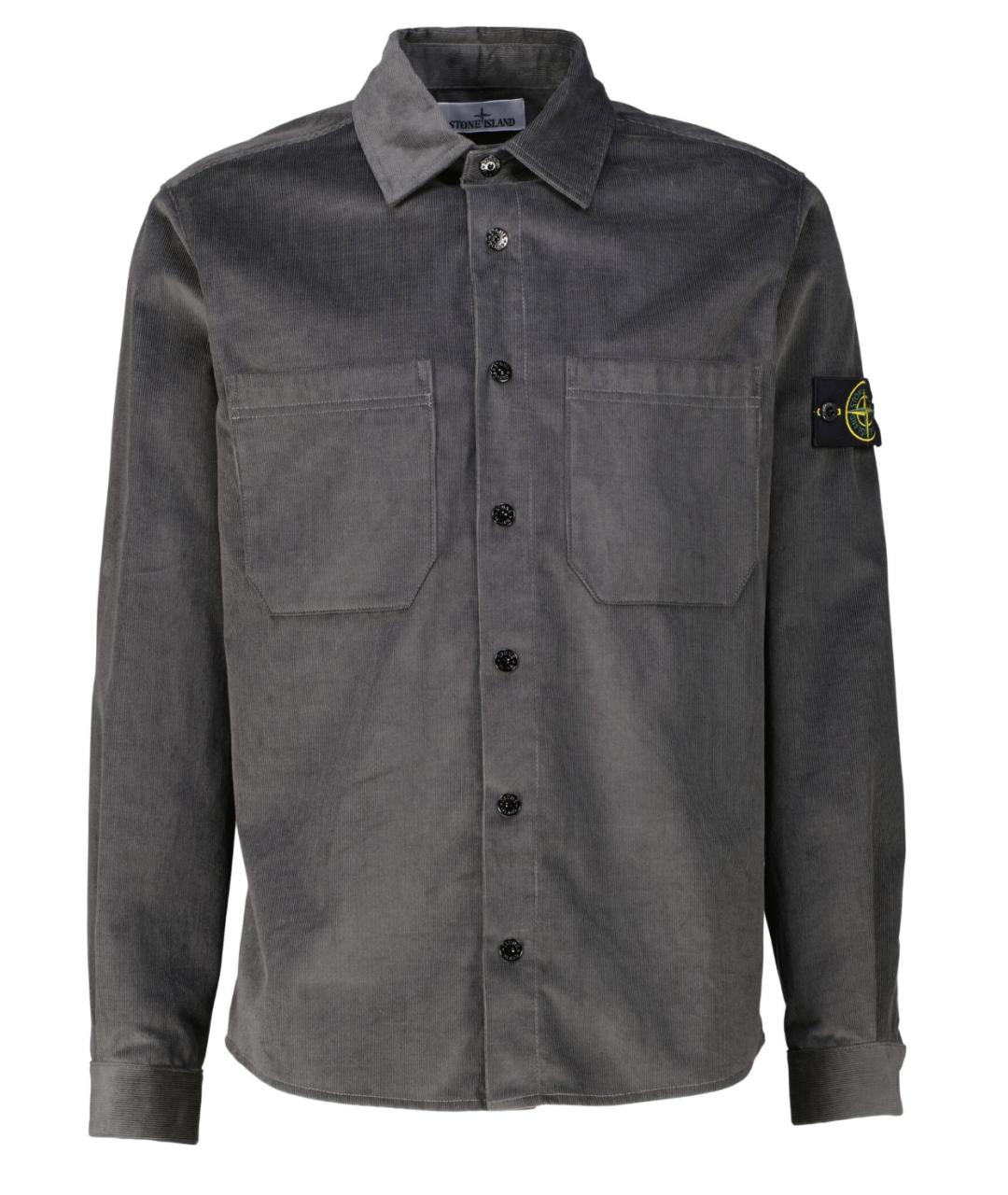 STONE ISLAND Антрацитовая кэжуал рубашка, фото 1