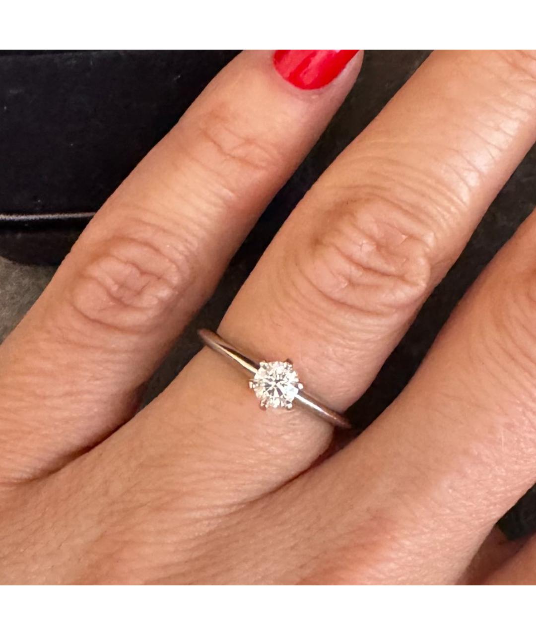 TIFFANY&CO Платиновое кольцо, фото 2