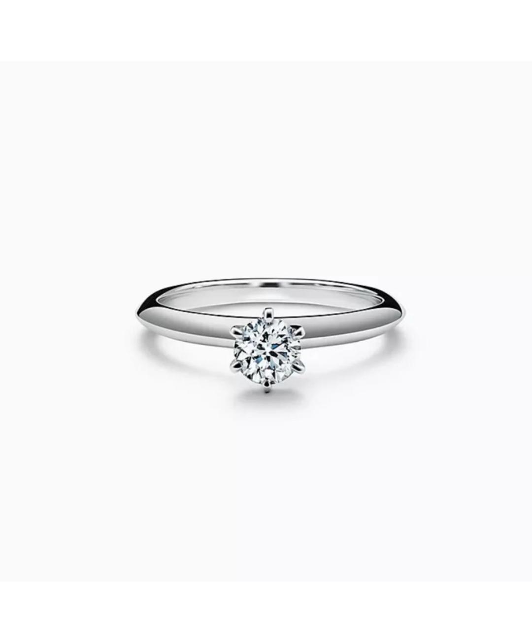TIFFANY&CO Платиновое кольцо, фото 7