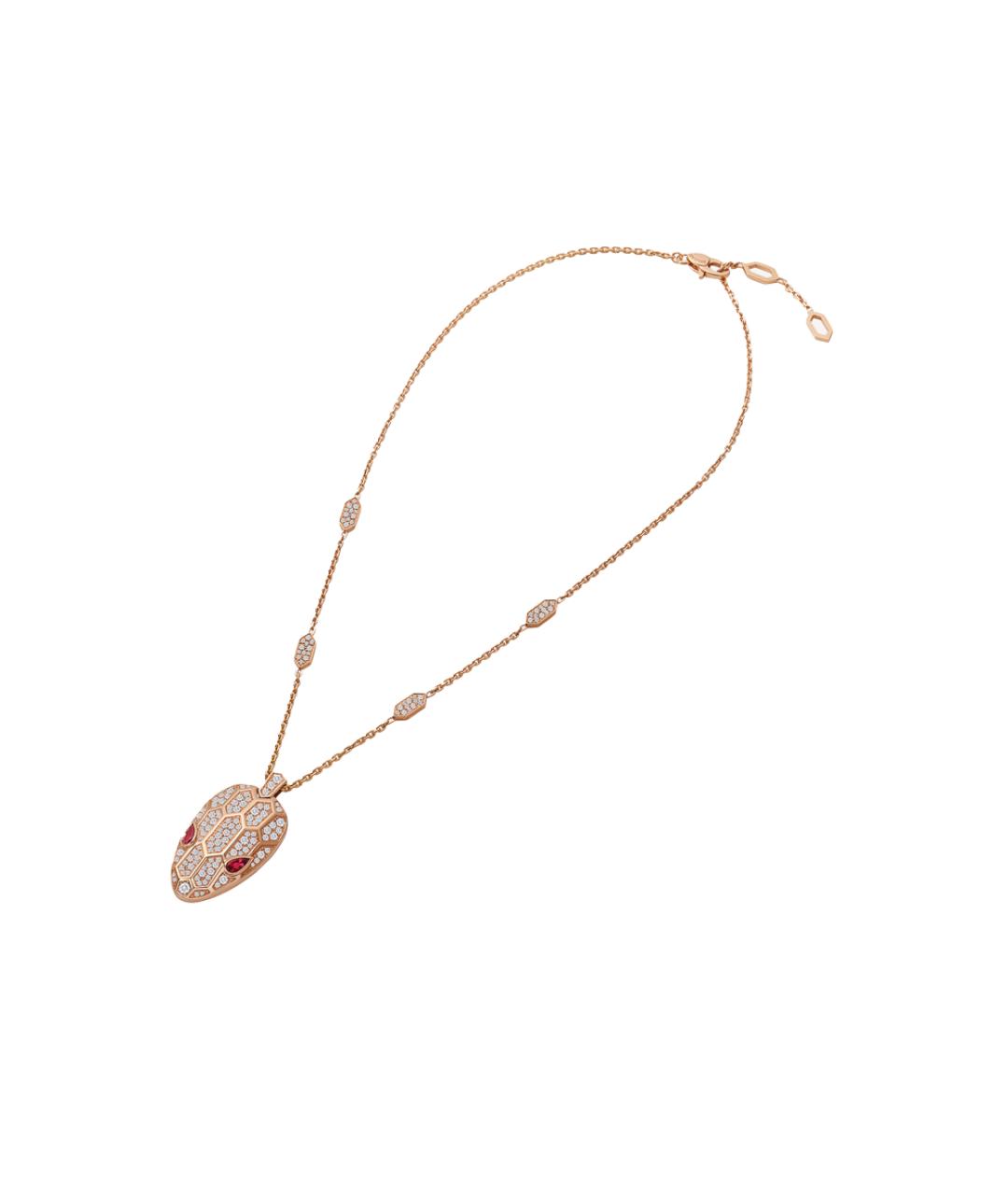BVLGARI Золотая подвеска из розового золота, фото 2