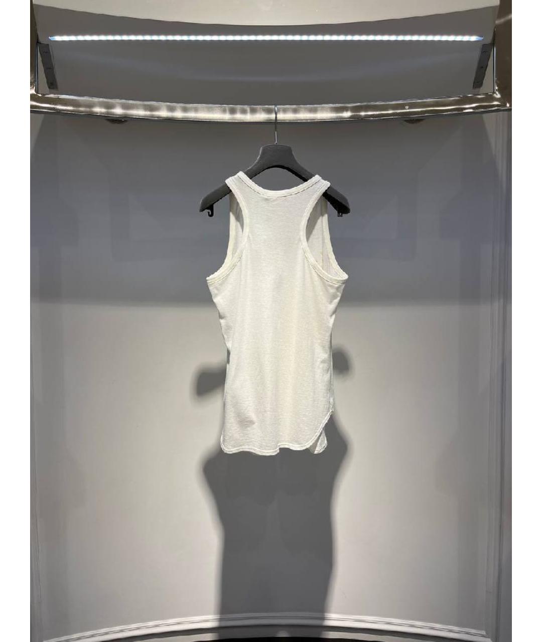 ALEXANDER MCQUEEN Белая майка, фото 2