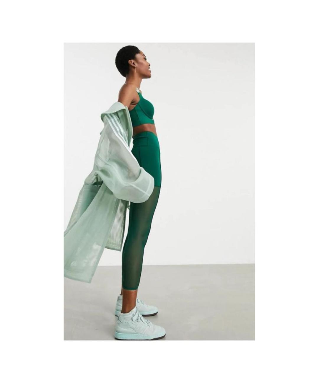 ADIDAS Зеленый полиэстеровый спортивные костюмы, фото 4