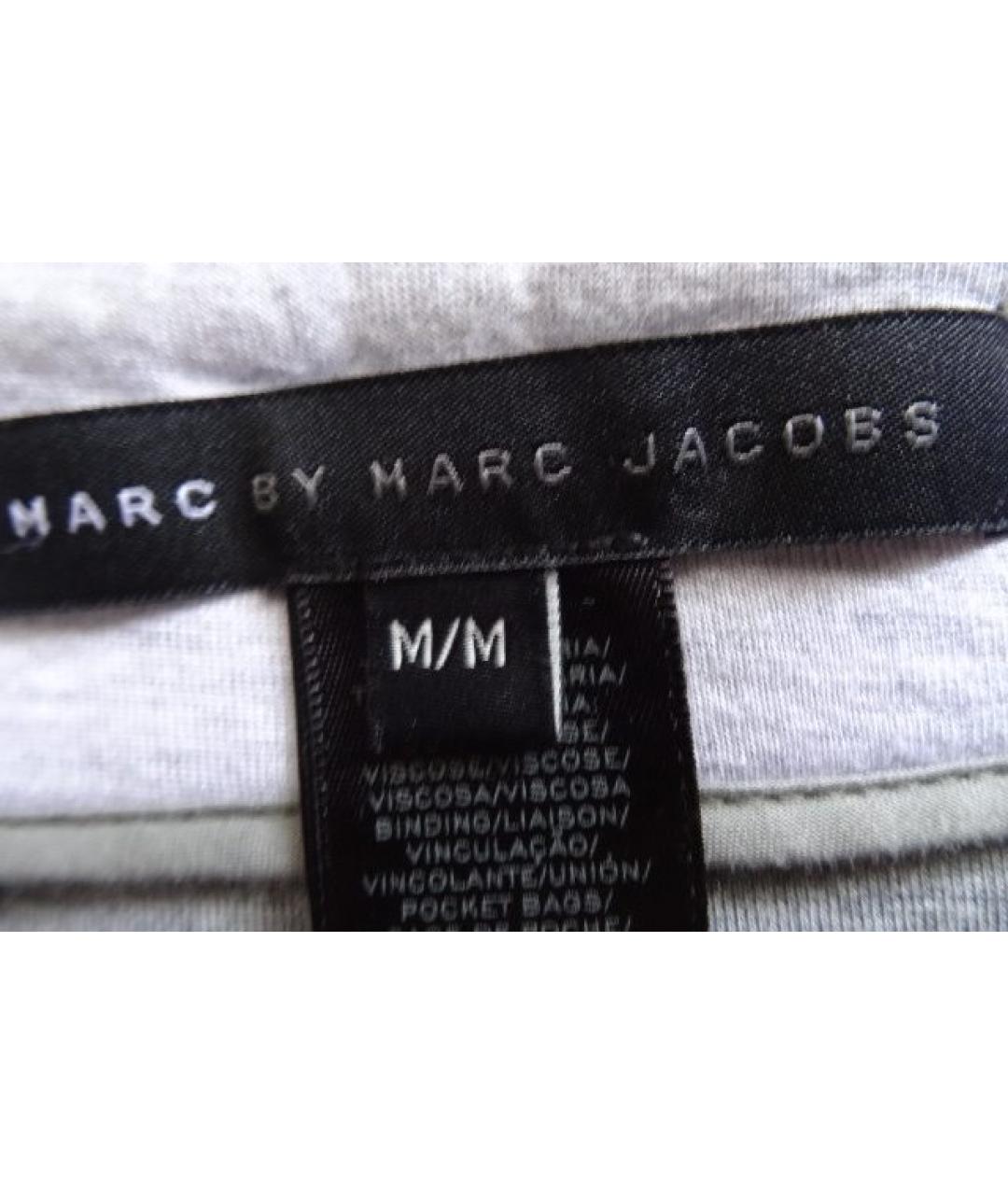 MARC BY MARC JACOBS Серая вискозная юбка мини, фото 7