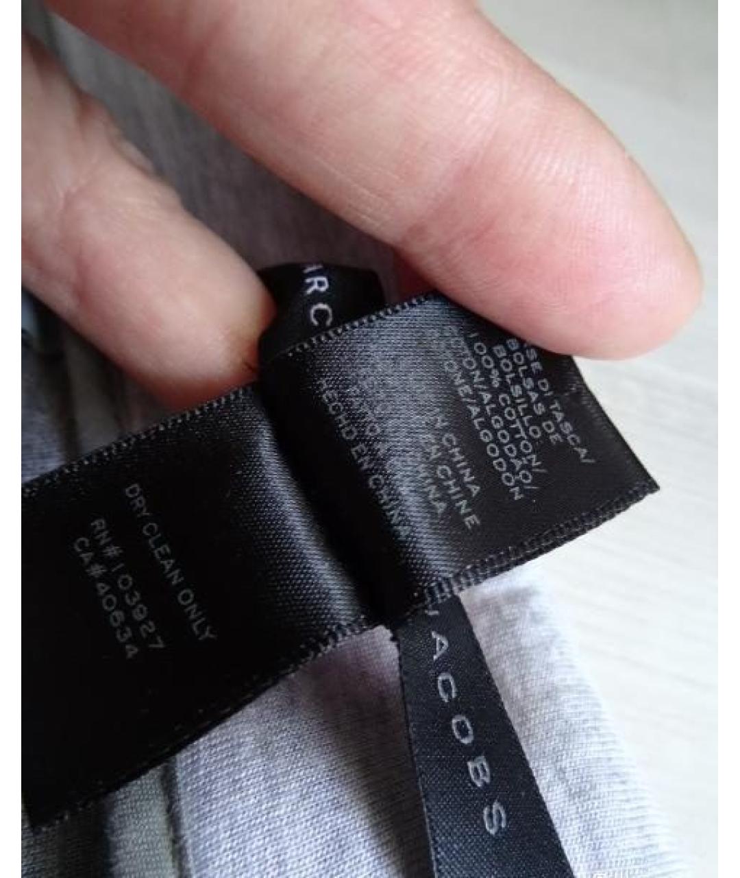 MARC BY MARC JACOBS Серая вискозная юбка мини, фото 9