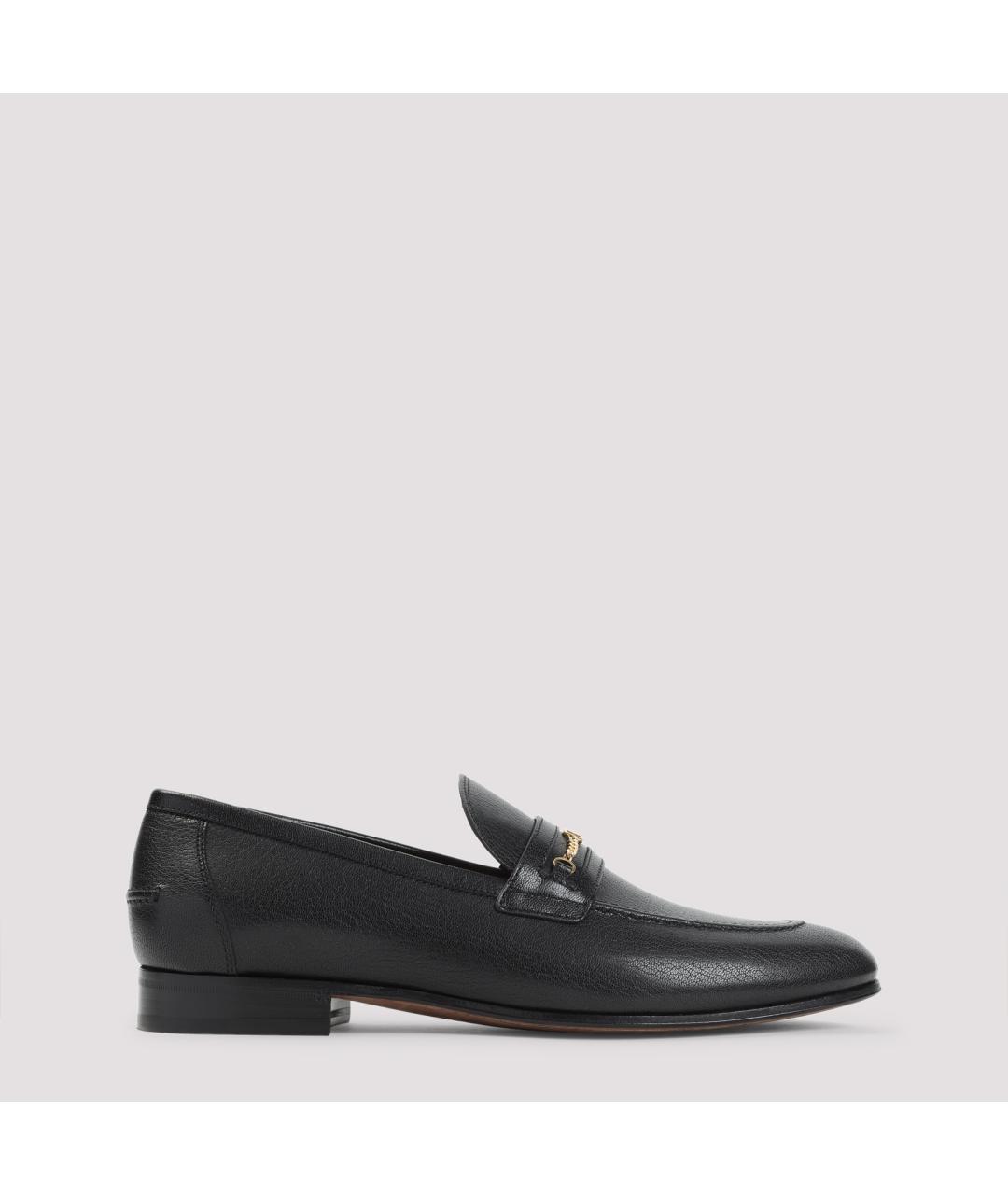 VALENTINO Черные кожаные лоферы, фото 2
