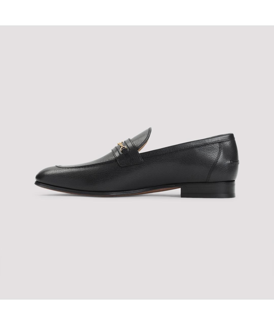 VALENTINO Черные кожаные лоферы, фото 4