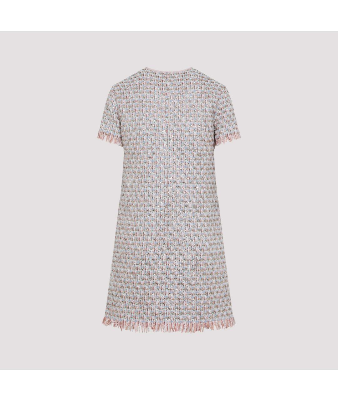 VALENTINO Мульти синтетическое платье, фото 4