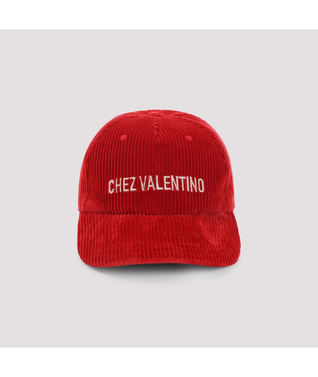 VALENTINO Красная хлопковая кепка/бейсболка, фото 3