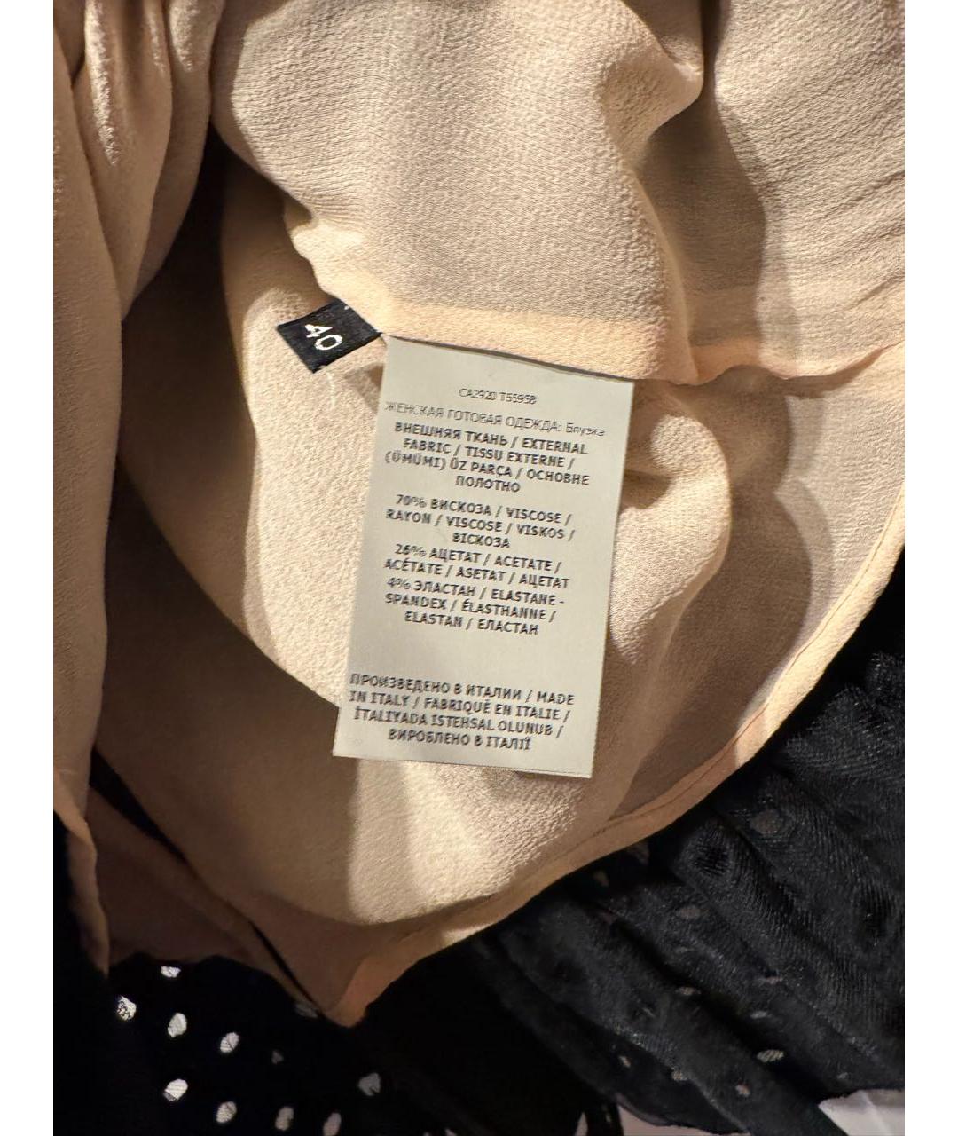TOM FORD Черная вискозная блузы, фото 4