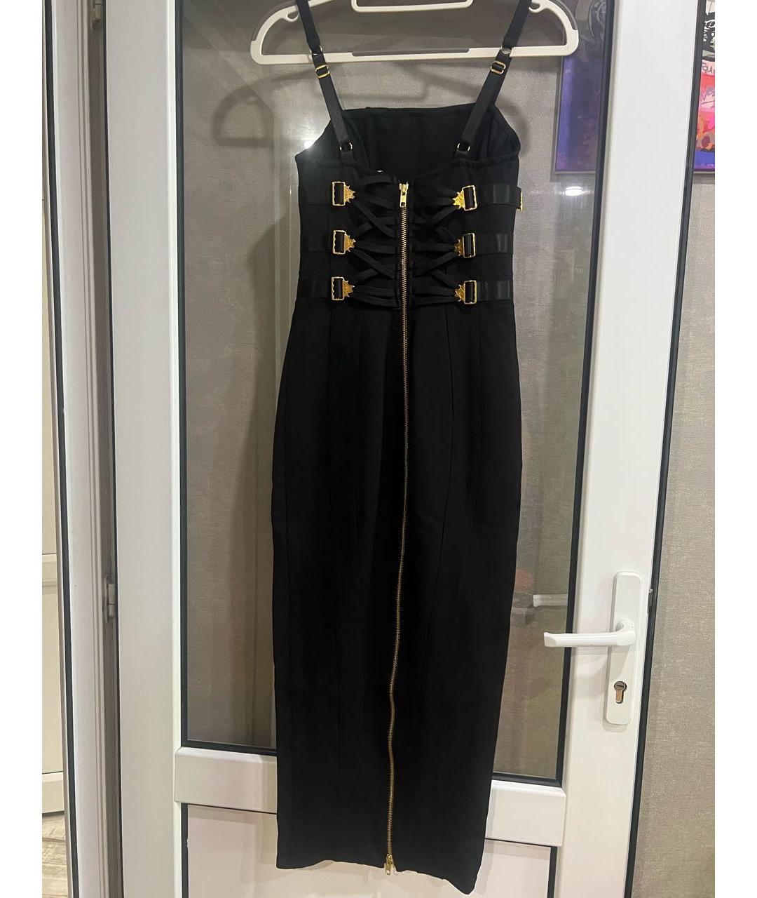 AGENT PROVOCATEUR Черное вискозное вечернее платье, фото 3