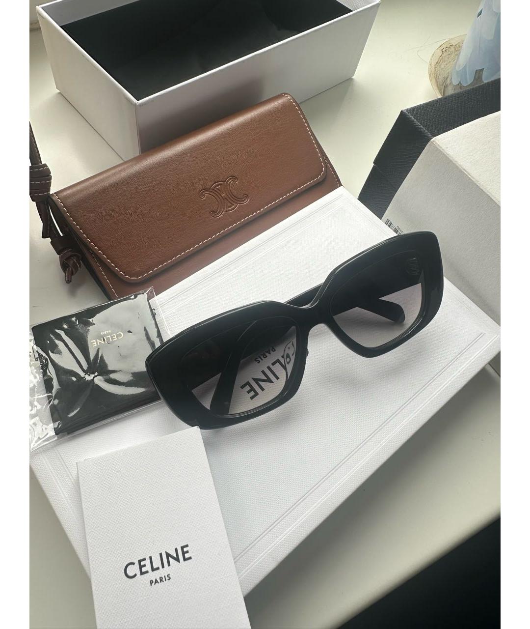 CELINE Черные солнцезащитные очки, фото 4