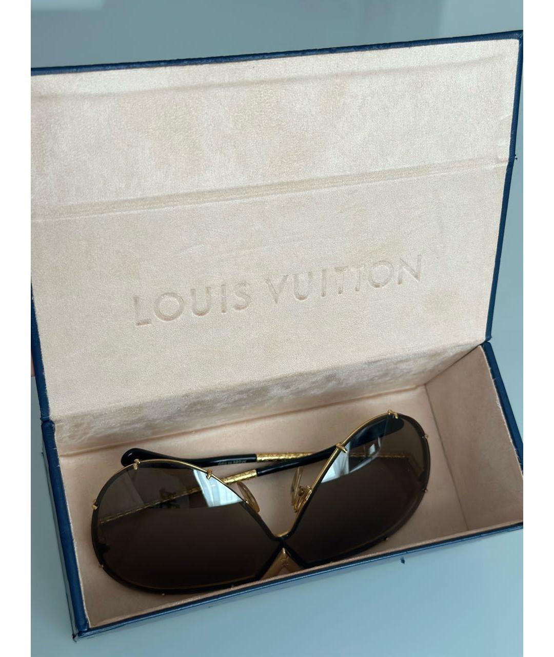 LOUIS VUITTON Металлические солнцезащитные очки, фото 7