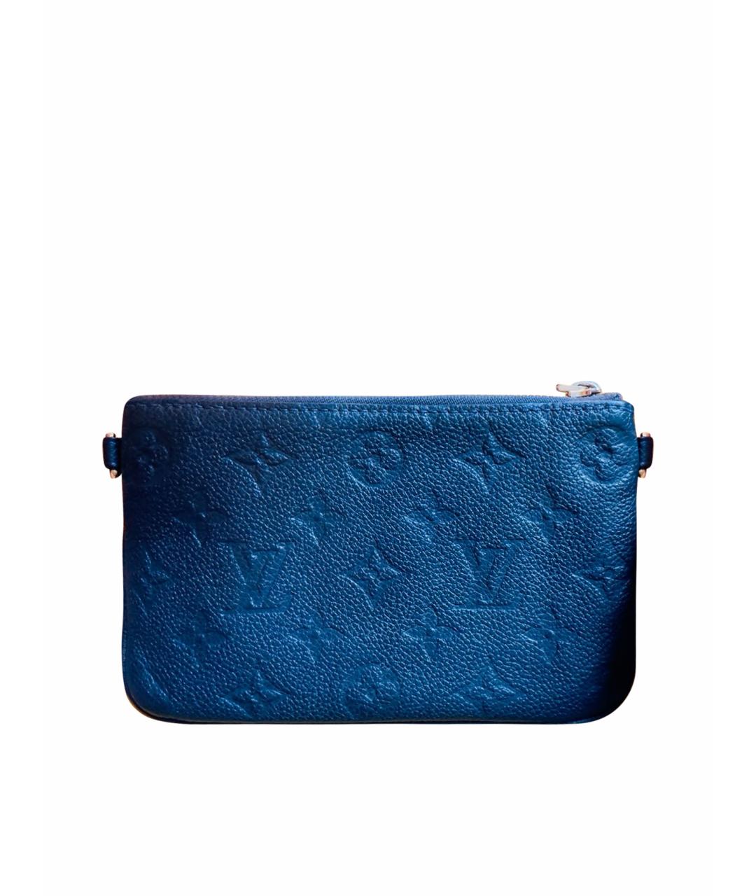 LOUIS VUITTON Черная кожаная сумка с короткими ручками, фото 1