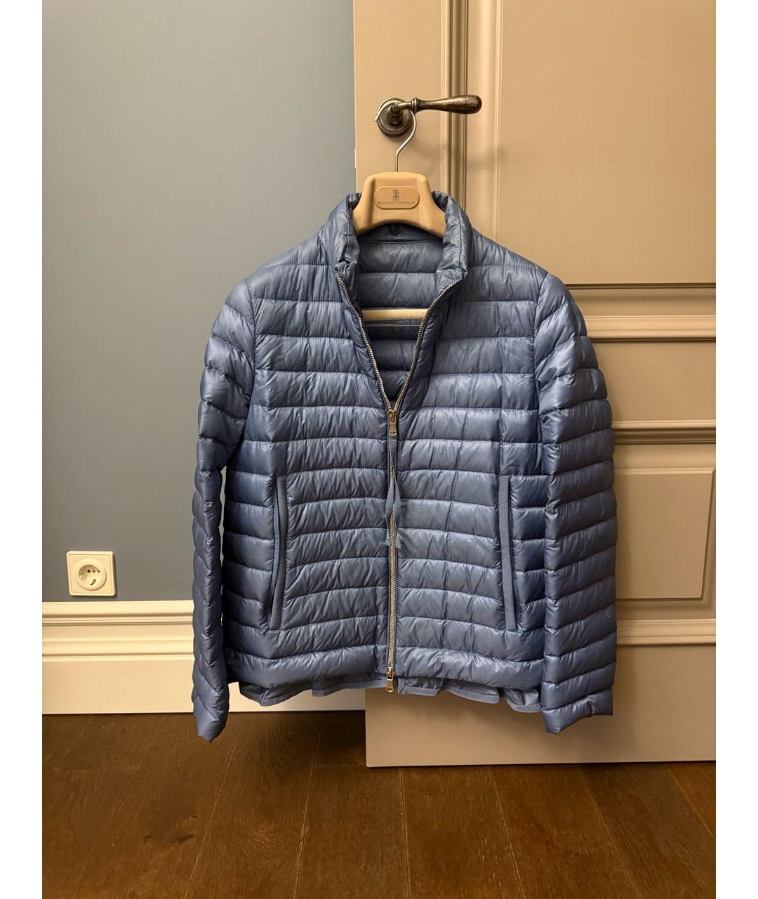 MONCLER Темно-синяя куртка, фото 2