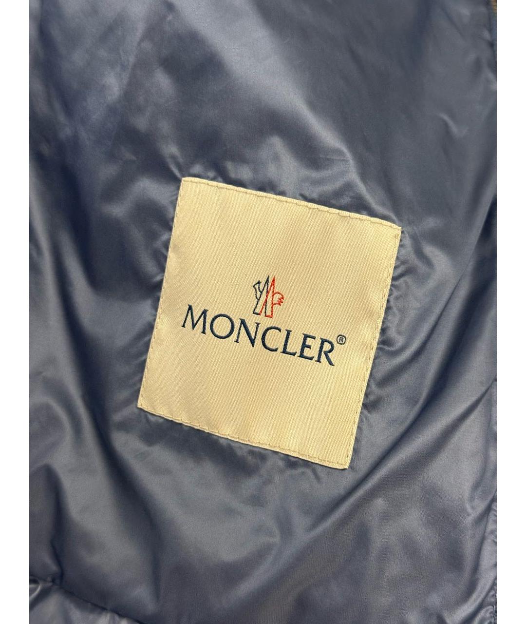 MONCLER Темно-синяя куртка, фото 4