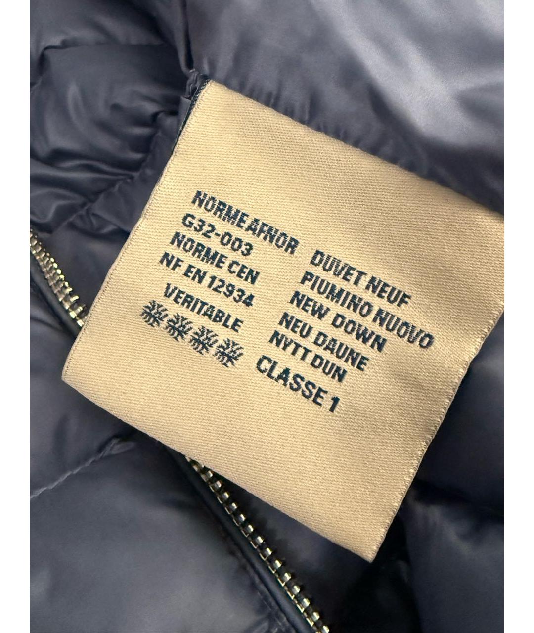 MONCLER Темно-синяя куртка, фото 5