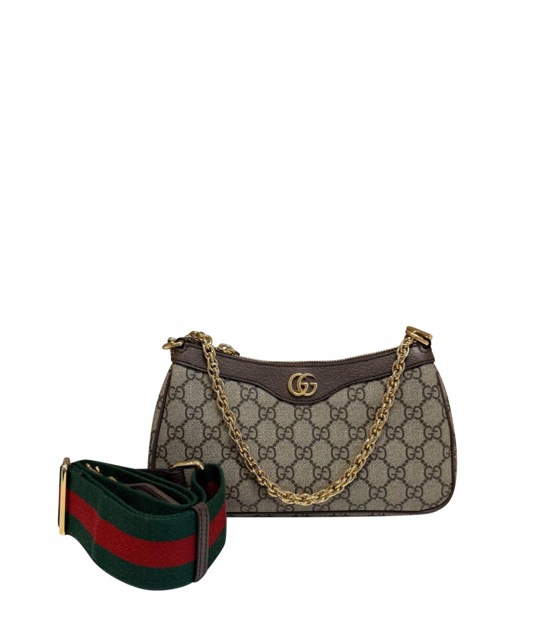 GUCCI Бежевая сумка через плечо, фото 1