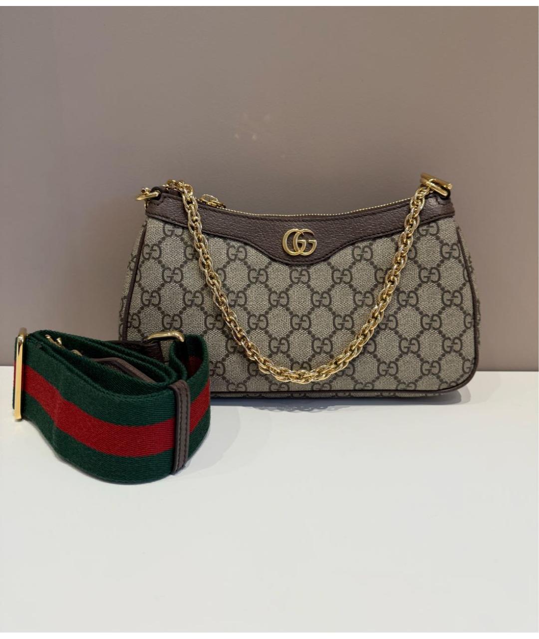 GUCCI Бежевая сумка через плечо, фото 5