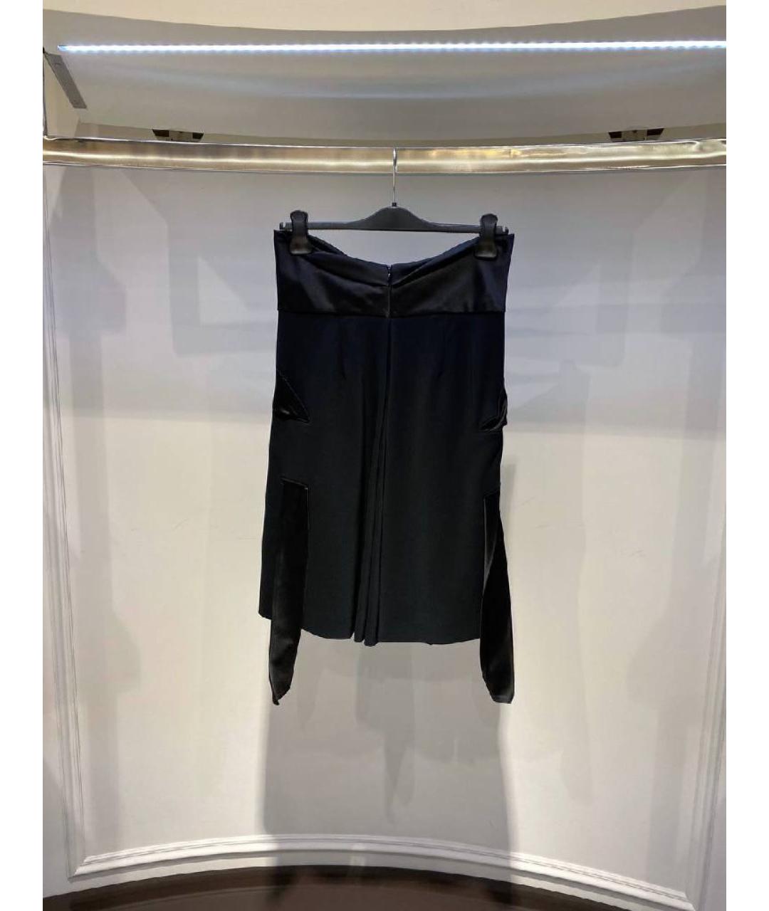 ALEXANDER MCQUEEN Черная юбка миди, фото 2