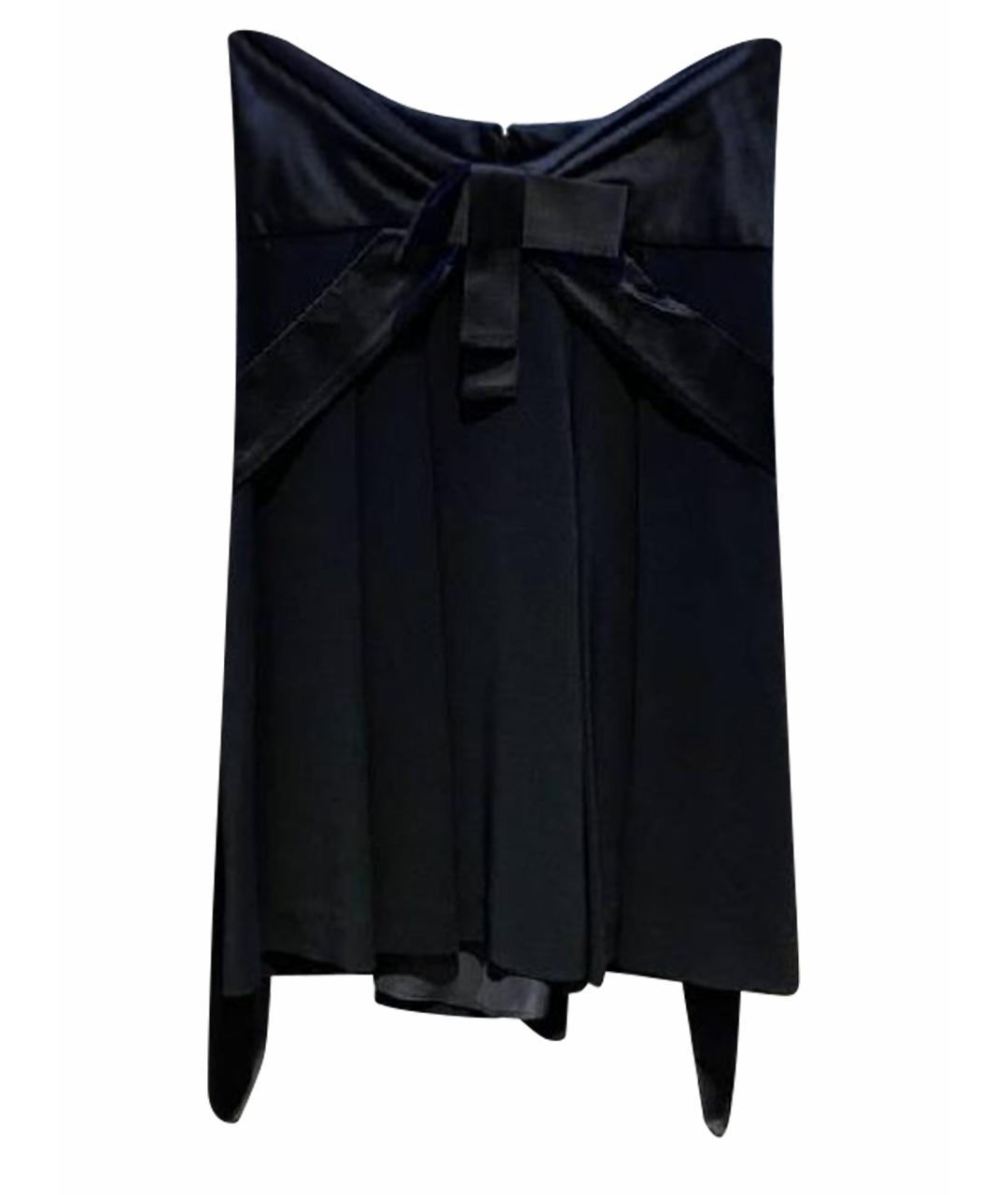ALEXANDER MCQUEEN Черная юбка миди, фото 1