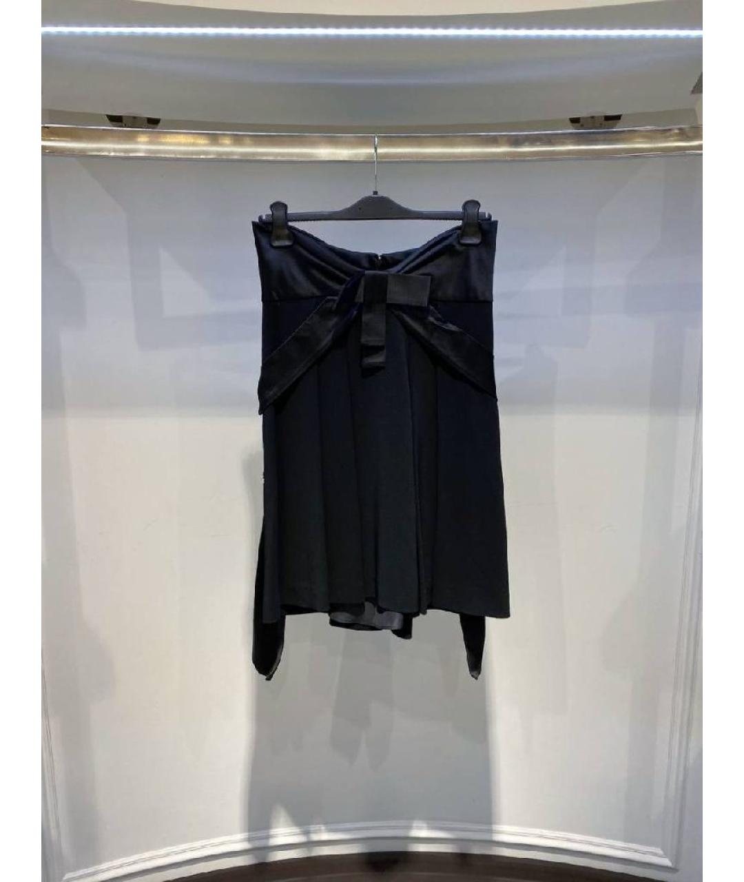 ALEXANDER MCQUEEN Черная юбка миди, фото 3