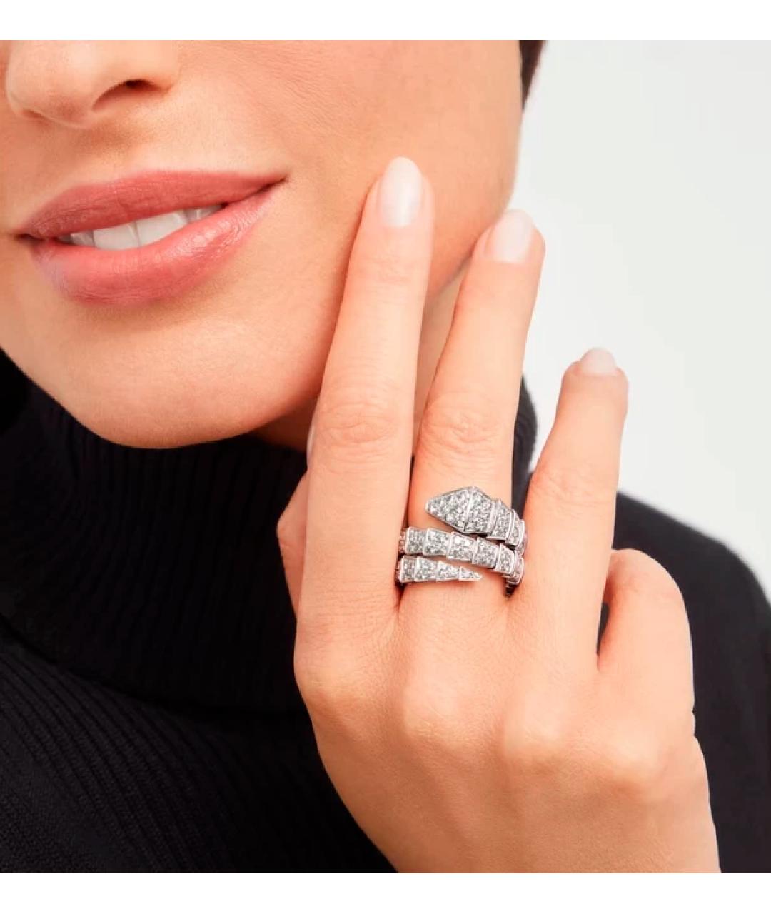 BVLGARI Кольцо из белого золота, фото 3