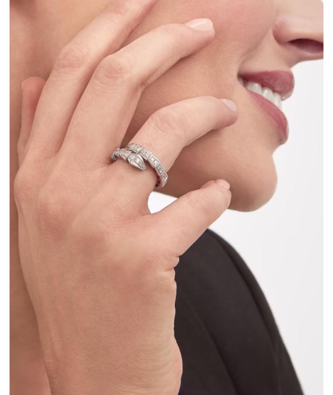 BVLGARI Кольцо из белого золота, фото 3
