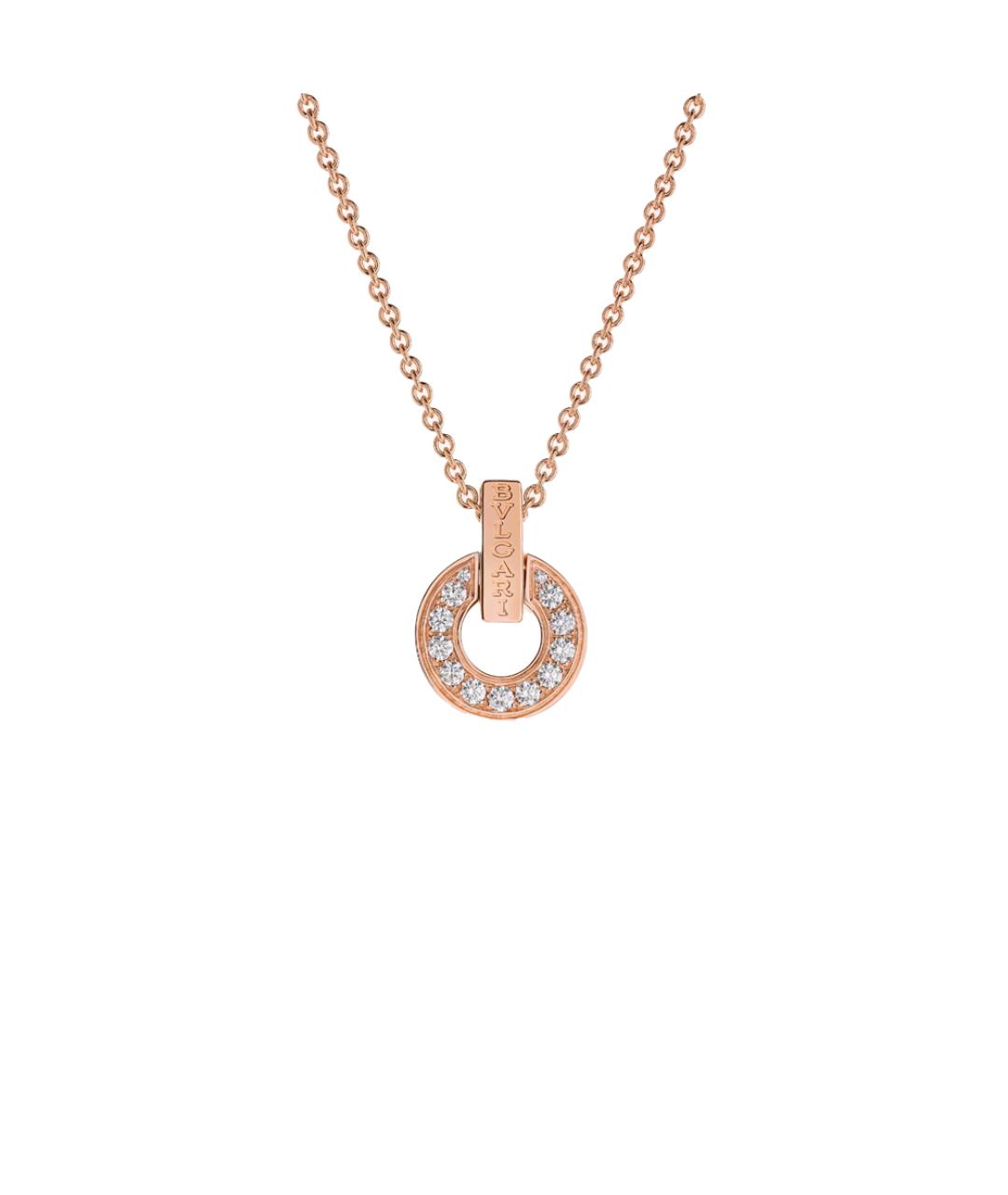 BVLGARI Золотая подвеска из розового золота, фото 6