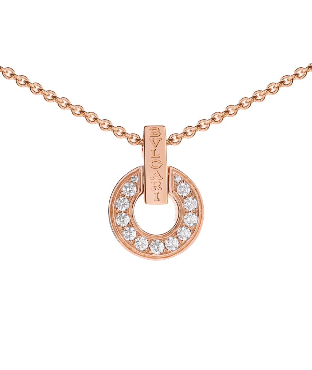BVLGARI Золотая подвеска из розового золота, фото 2