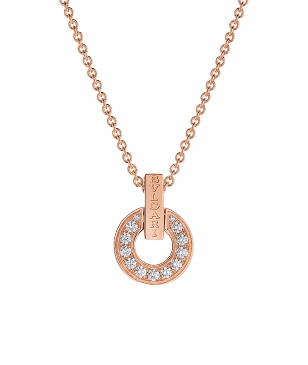 BVLGARI Золотая подвеска из розового золота, фото 1