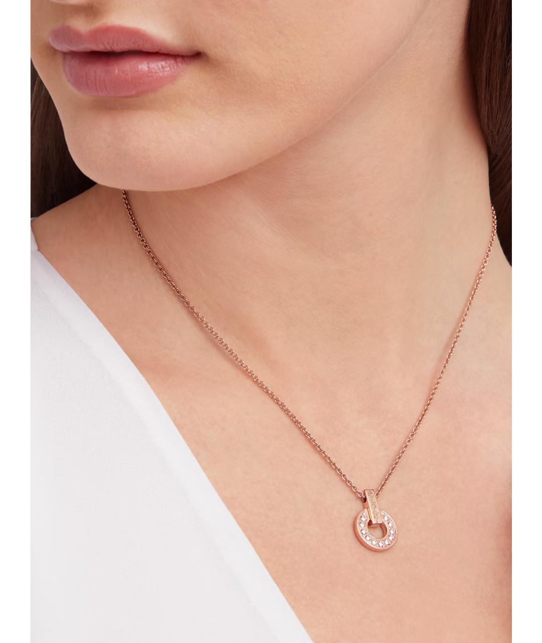 BVLGARI Золотая подвеска из розового золота, фото 4